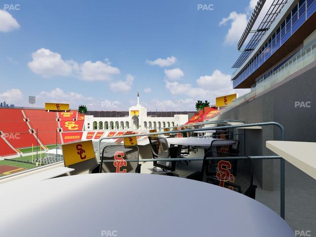 Los Angeles Memorial Coliseum - Section Loge 410 Seat View