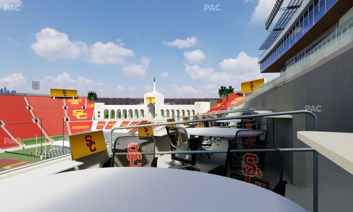 Los Angeles Memorial Coliseum - Section Loge 410 Seat View