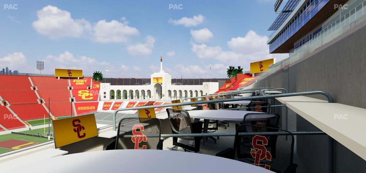Los Angeles Memorial Coliseum - Section Loge 411 Seat View