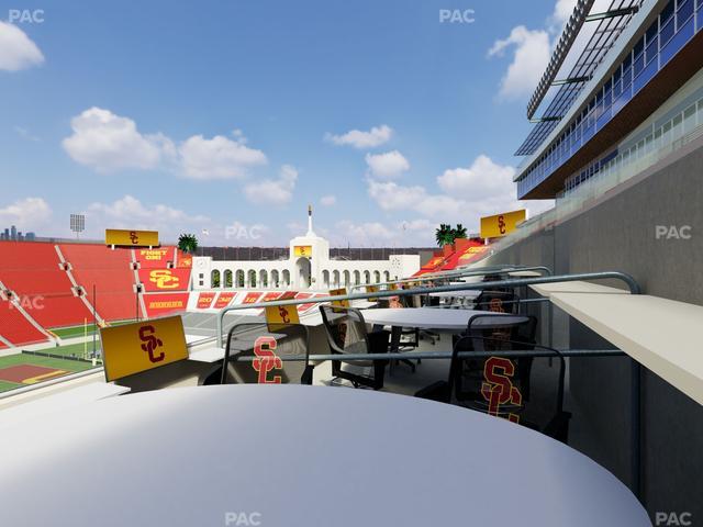 Los Angeles Memorial Coliseum - Section Loge 411 Seat View