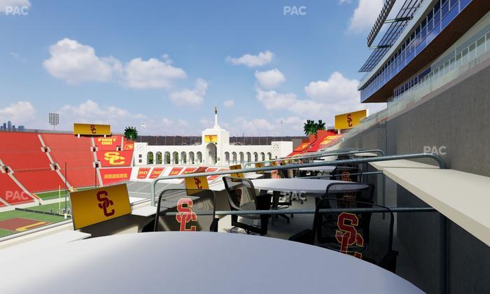 Los Angeles Memorial Coliseum - Section Loge 411 Seat View