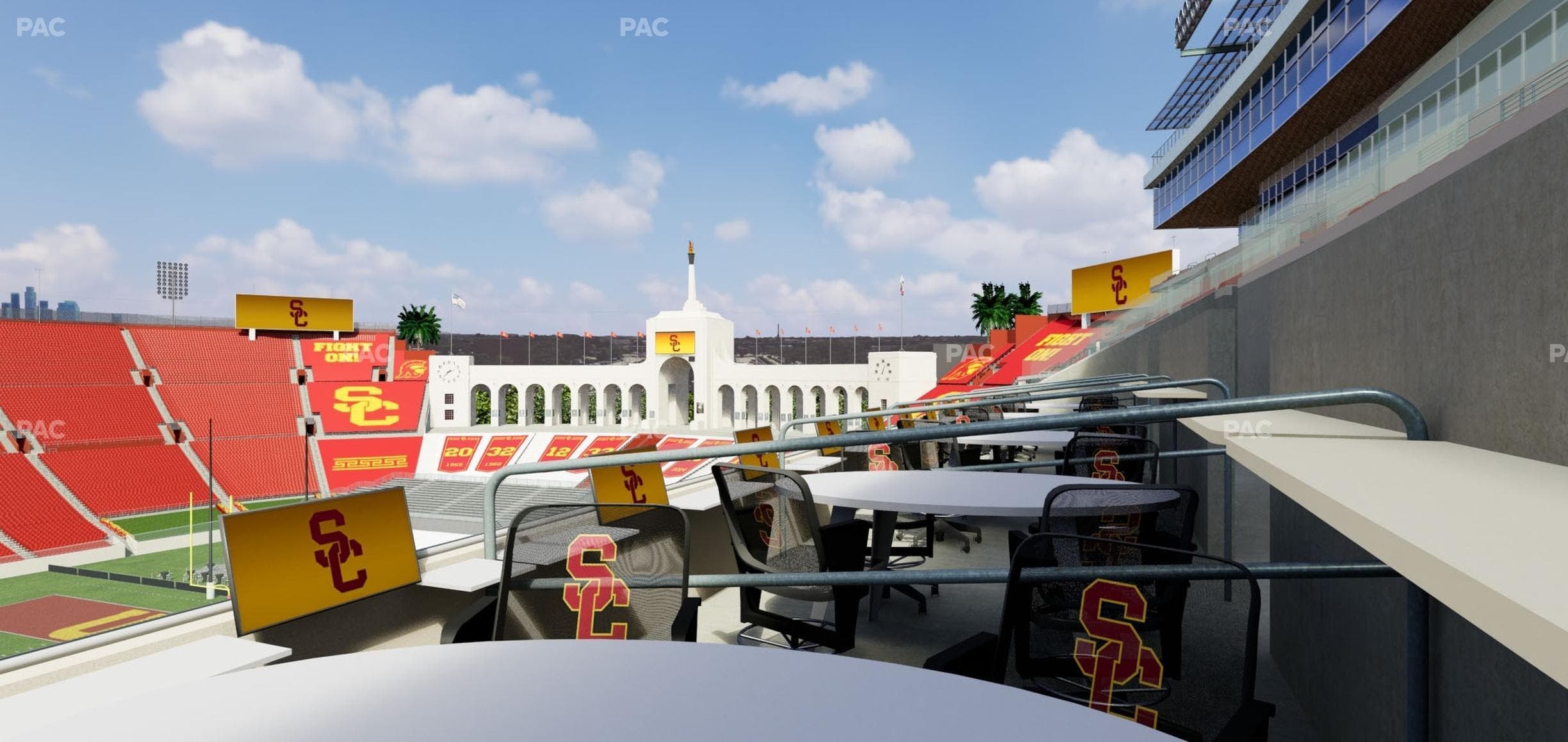 Los Angeles Memorial Coliseum - Section Loge 411 Seat View
