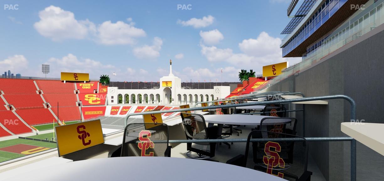 Los Angeles Memorial Coliseum - Section Loge 412 Seat View
