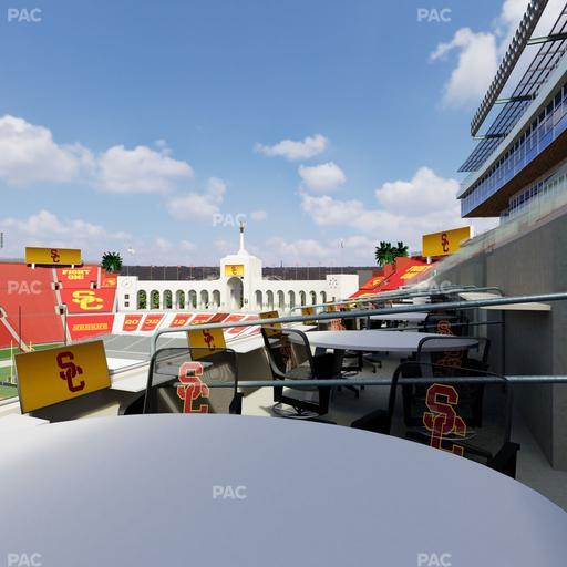 Los Angeles Memorial Coliseum - Section Loge 412 Seat View