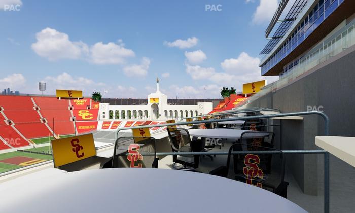 Los Angeles Memorial Coliseum - Section Loge 412 Seat View