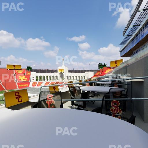 Los Angeles Memorial Coliseum - Section Loge 412 Seat View