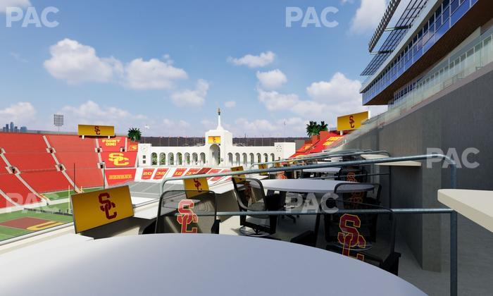 Los Angeles Memorial Coliseum - Section Loge 412 Seat View