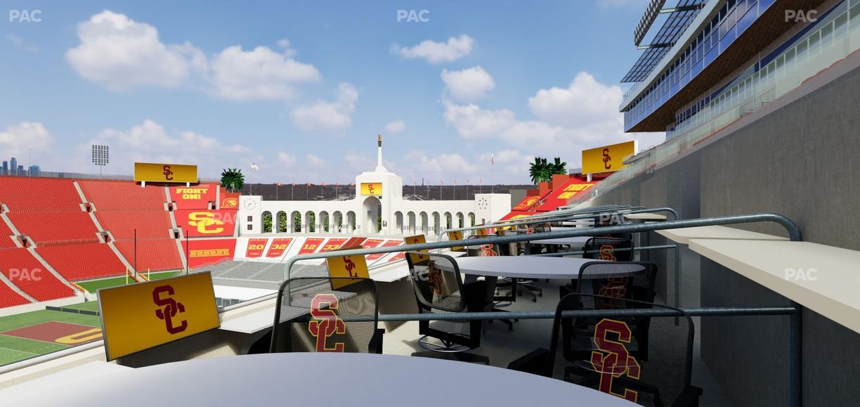 Los Angeles Memorial Coliseum - Section Loge 413 Seat View