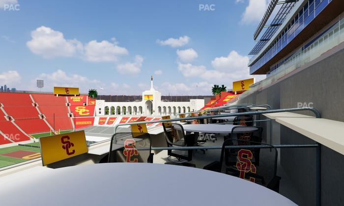 Los Angeles Memorial Coliseum - Section Loge 413 Seat View