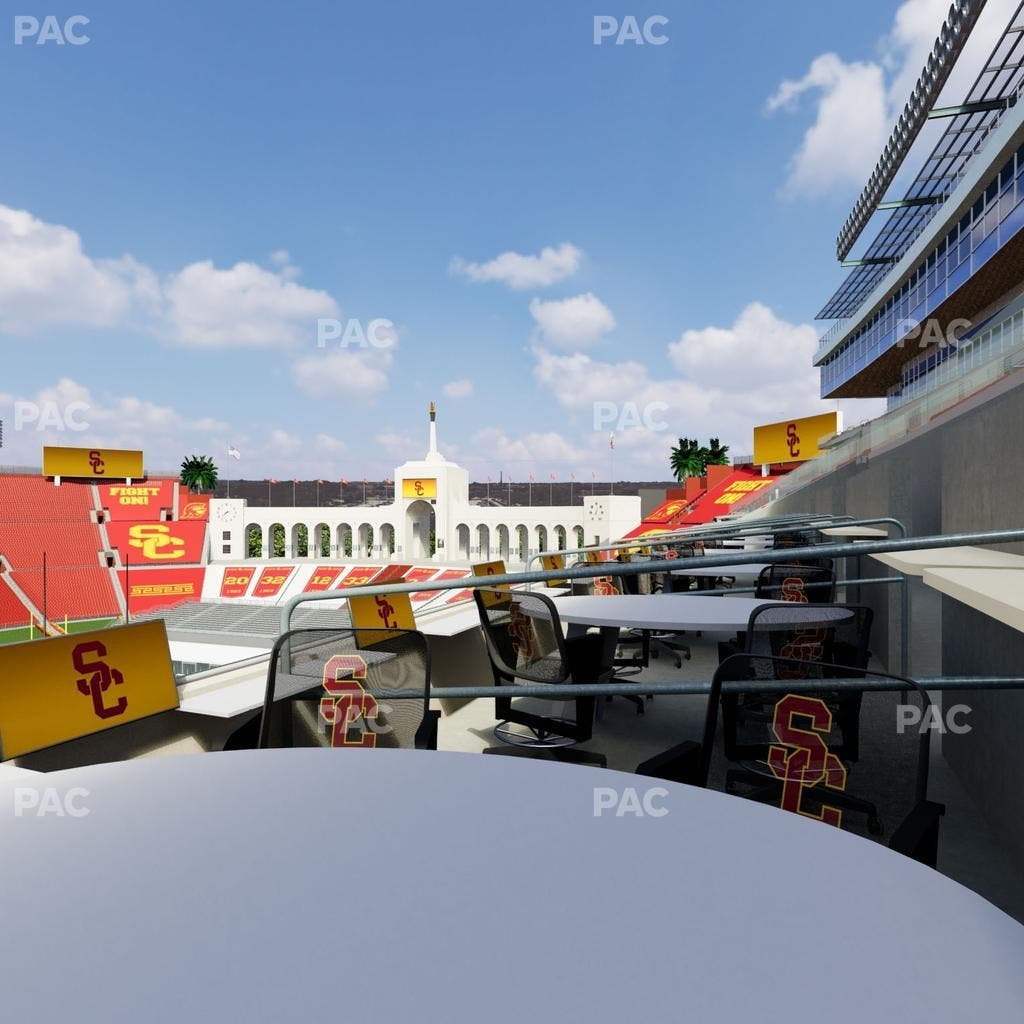 Los Angeles Memorial Coliseum - Section Loge 413 Seat View