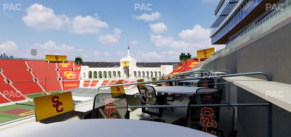Los Angeles Memorial Coliseum - Section Loge 413 Seat View