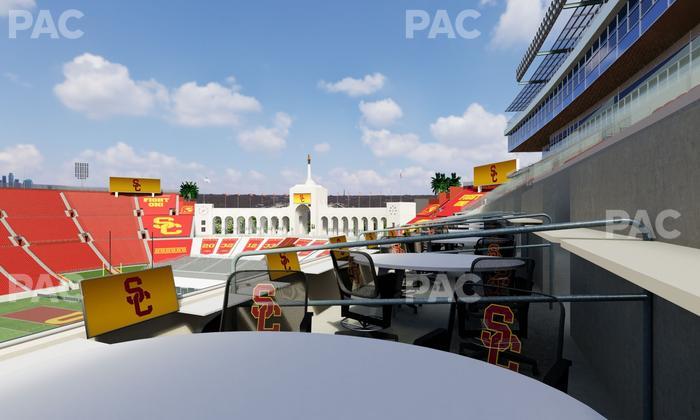 Los Angeles Memorial Coliseum - Section Loge 413 Seat View