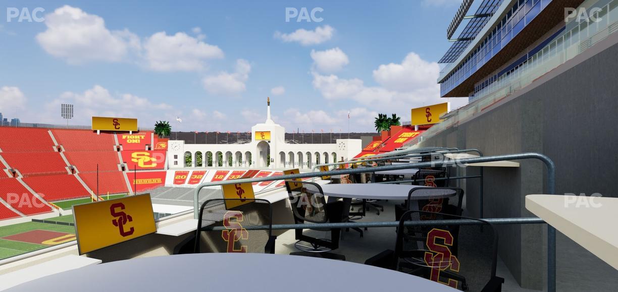 Los Angeles Memorial Coliseum - Section Loge 414 Seat View