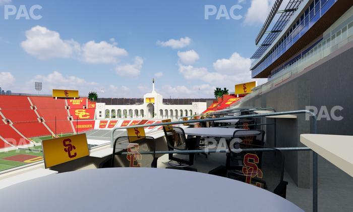 Los Angeles Memorial Coliseum - Section Loge 414 Seat View