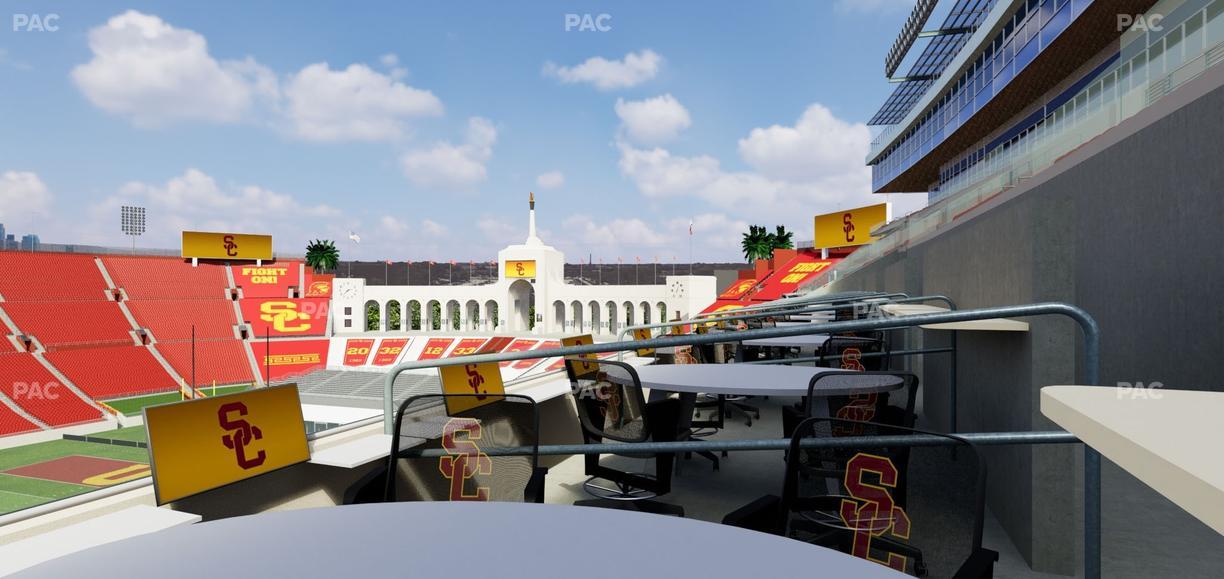 Los Angeles Memorial Coliseum - Section Loge 414 Seat View