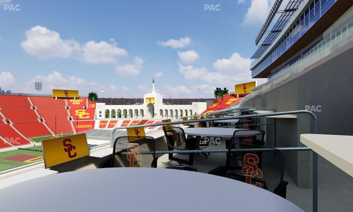 Los Angeles Memorial Coliseum - Section Loge 414 Seat View