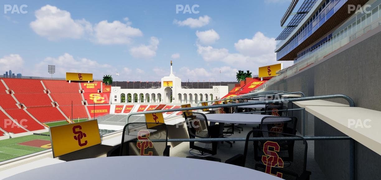 Los Angeles Memorial Coliseum - Section Loge 415 Seat View