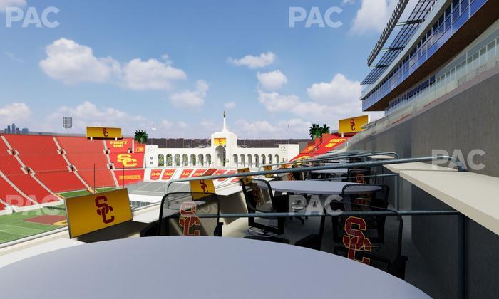 Los Angeles Memorial Coliseum - Section Loge 415 Seat View