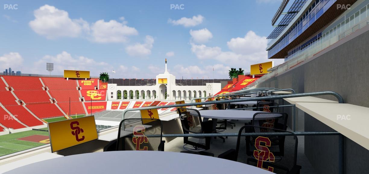 Los Angeles Memorial Coliseum - Section Loge 415 Seat View