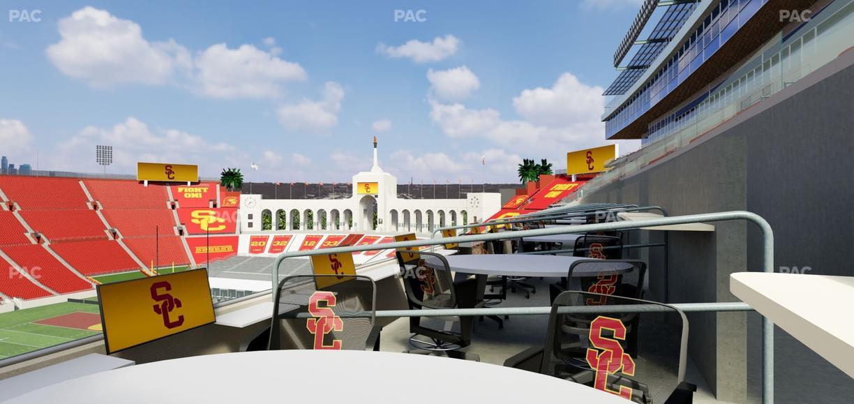 Los Angeles Memorial Coliseum - Section Loge 416 Seat View