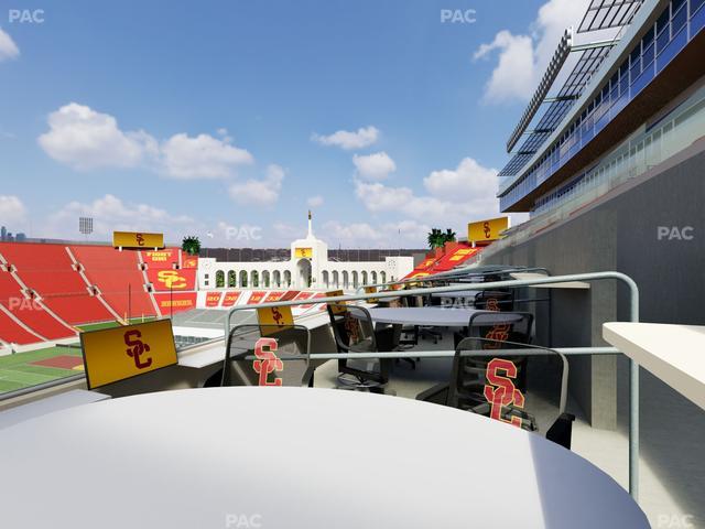 Los Angeles Memorial Coliseum - Section Loge 416 Seat View