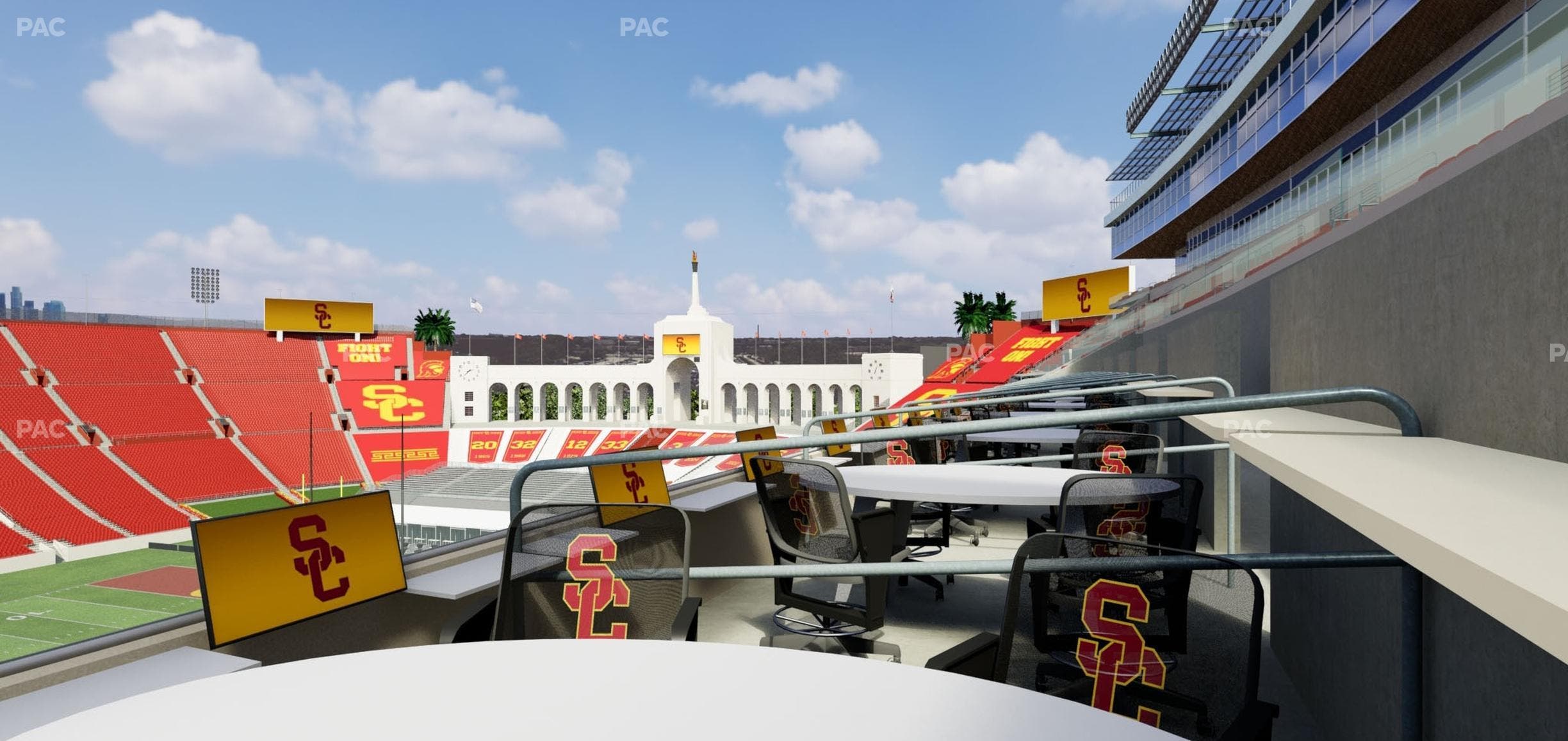 Los Angeles Memorial Coliseum - Section Loge 417 Seat View