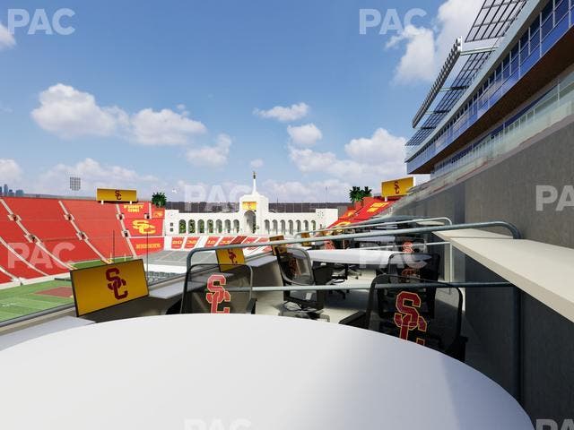 Los Angeles Memorial Coliseum - Section Loge 417 Seat View