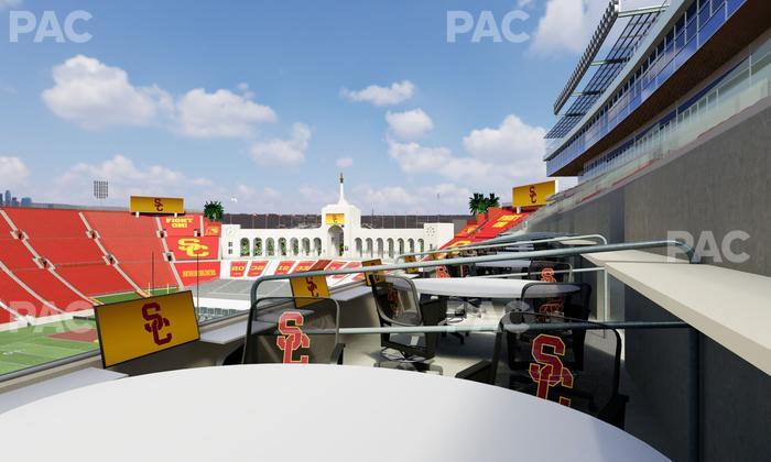 Los Angeles Memorial Coliseum - Section Loge 417 Seat View
