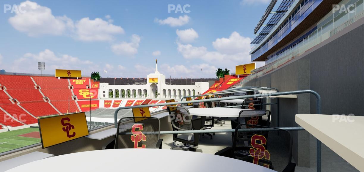 Los Angeles Memorial Coliseum - Section Loge 418 Seat View