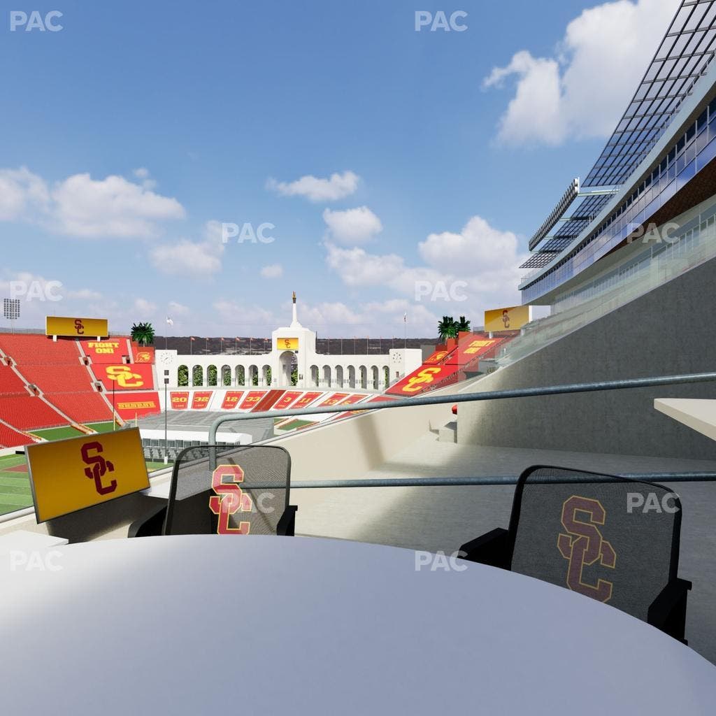 Los Angeles Memorial Coliseum - Section Loge 419 Seat View