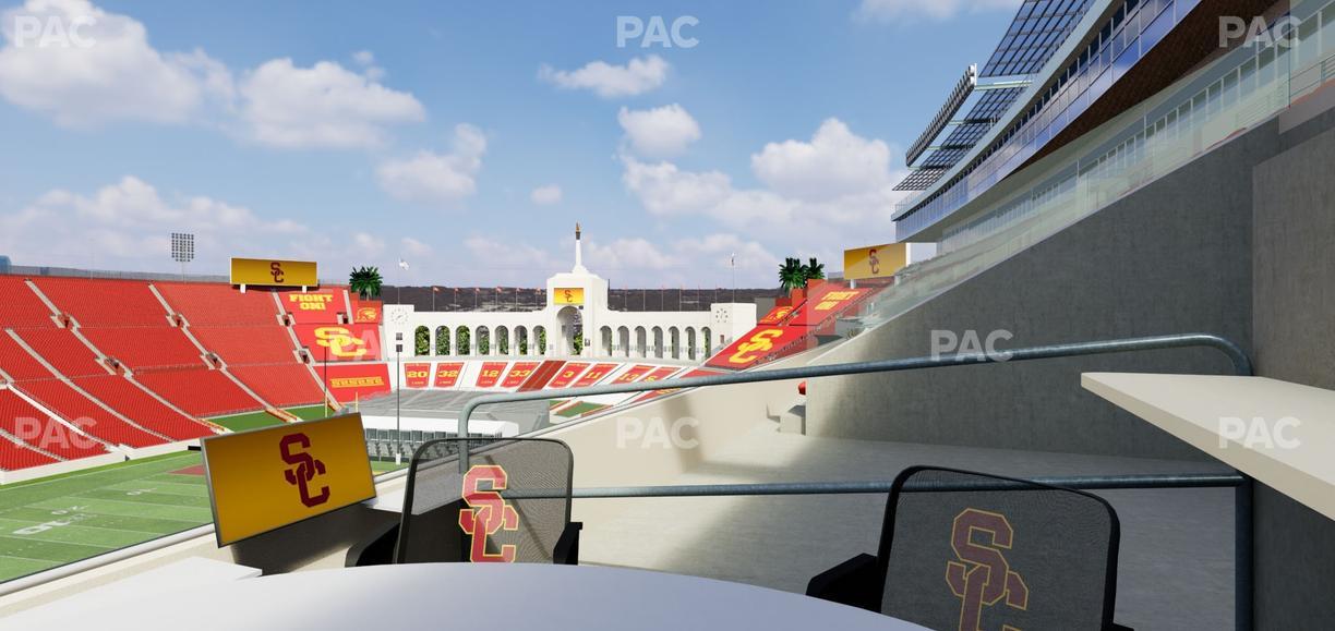 Los Angeles Memorial Coliseum - Section Loge 419 Seat View