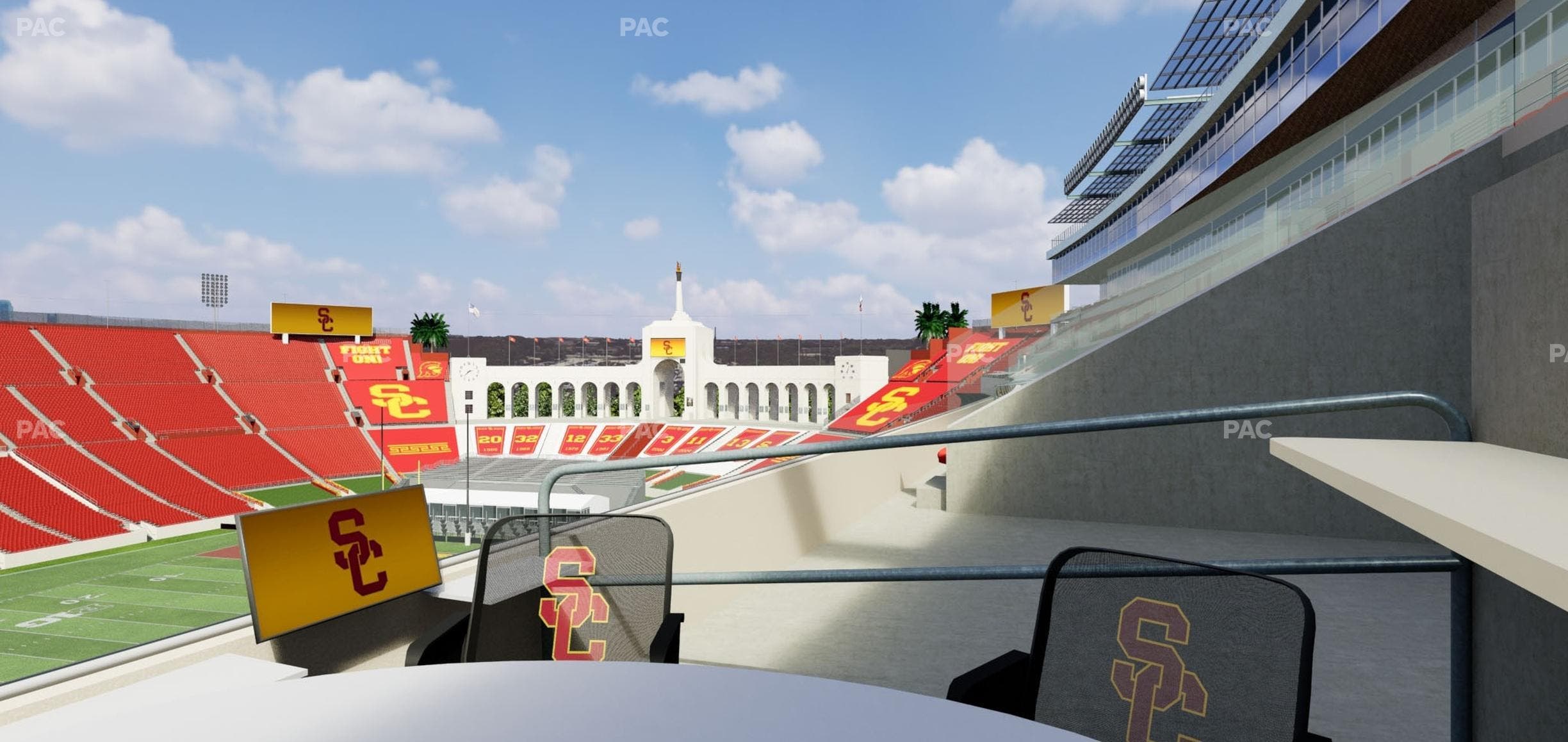 Los Angeles Memorial Coliseum - Section Loge 419 Seat View