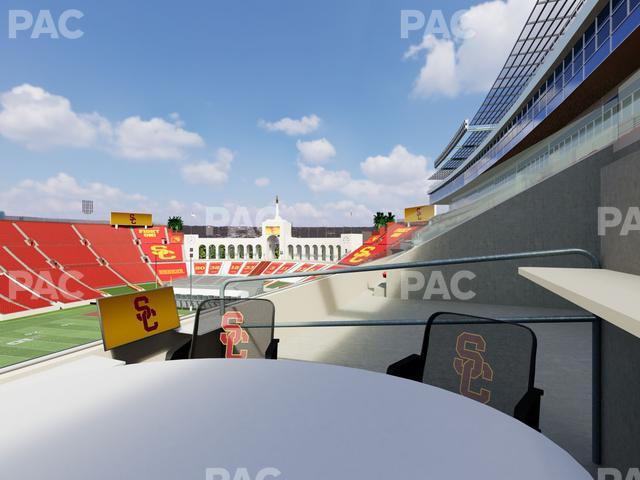 Los Angeles Memorial Coliseum - Section Loge 419 Seat View