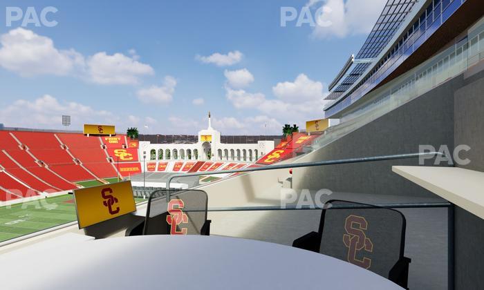 Los Angeles Memorial Coliseum - Section Loge 419 Seat View
