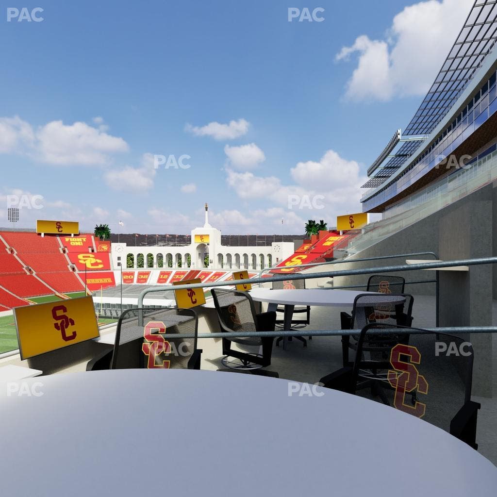 Los Angeles Memorial Coliseum - Section Loge 420 Seat View
