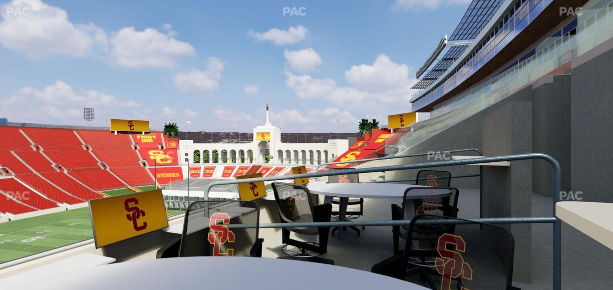 Los Angeles Memorial Coliseum - Section Loge 420 Seat View