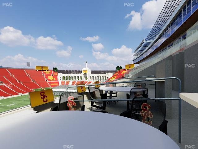 Los Angeles Memorial Coliseum - Section Loge 420 Seat View