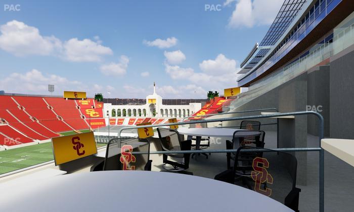 Los Angeles Memorial Coliseum - Section Loge 420 Seat View