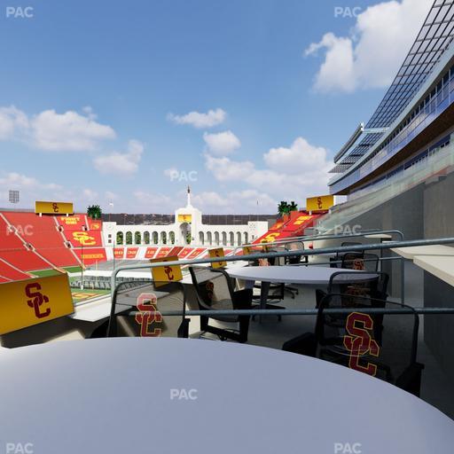 Los Angeles Memorial Coliseum - Section Loge 421 Seat View