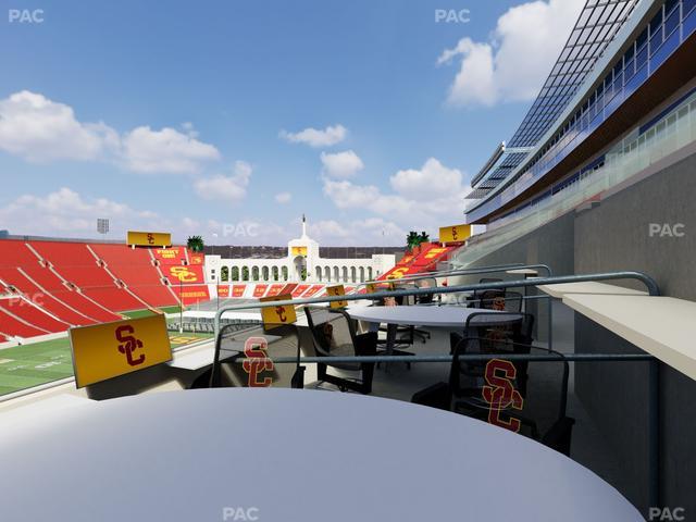 Los Angeles Memorial Coliseum - Section Loge 421 Seat View