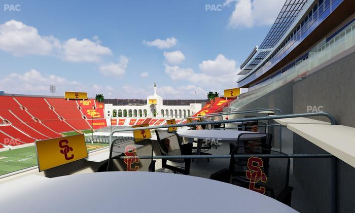 Los Angeles Memorial Coliseum - Section Loge 421 Seat View