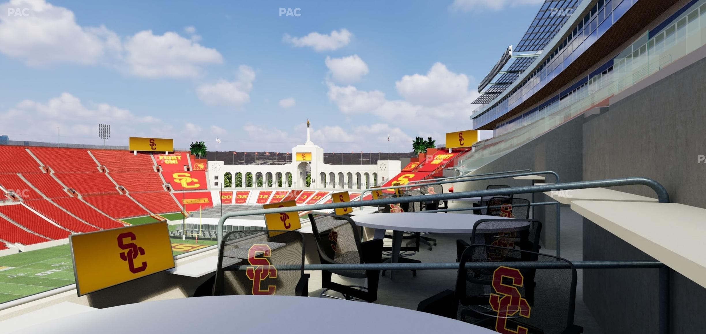 Los Angeles Memorial Coliseum - Section Loge 421 Seat View