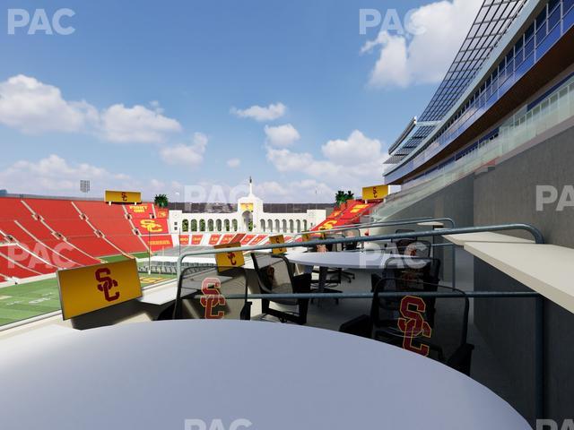 Los Angeles Memorial Coliseum - Section Loge 421 Seat View