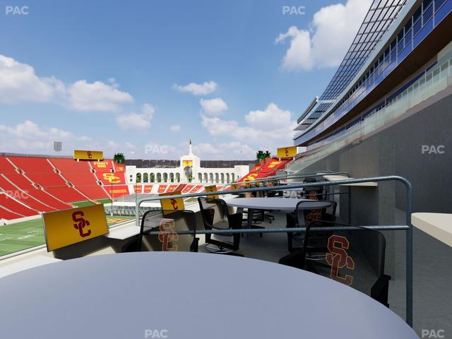 Los Angeles Memorial Coliseum - Section Loge 422 Seat View