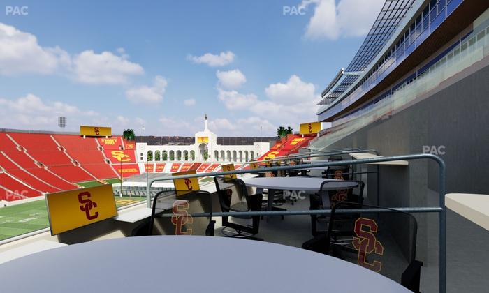 Los Angeles Memorial Coliseum - Section Loge 422 Seat View