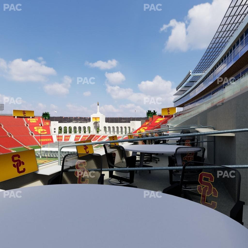 Los Angeles Memorial Coliseum - Section Loge 422 Seat View