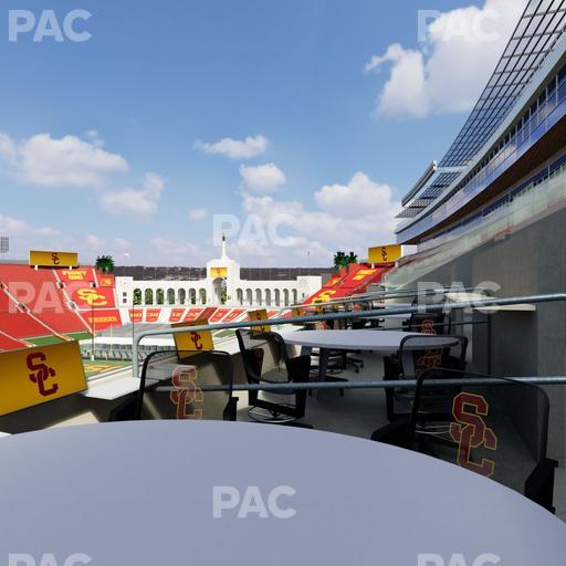 Los Angeles Memorial Coliseum - Section Loge 422 Seat View