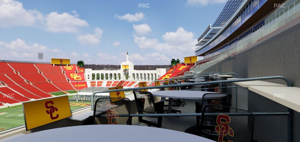 Los Angeles Memorial Coliseum - Section Loge 423 Seat View