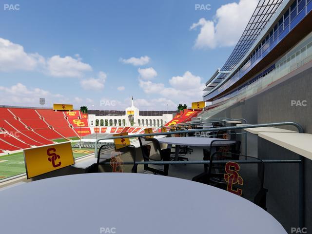 Los Angeles Memorial Coliseum - Section Loge 423 Seat View