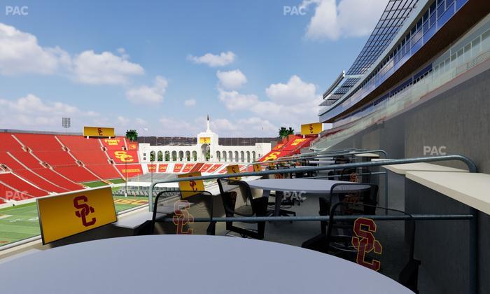 Los Angeles Memorial Coliseum - Section Loge 423 Seat View